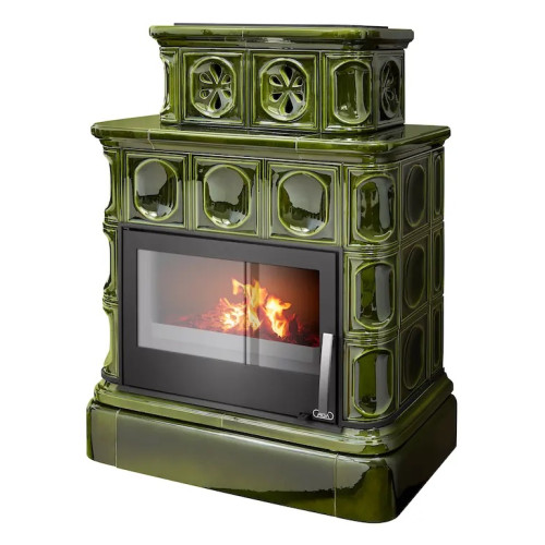 Kachlová kamna ABX Karelie kachlový sokl, Zelená